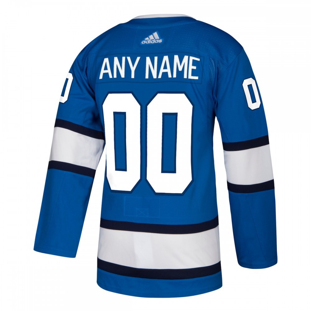 Winnipeg Jets adidas Alternate Authentic Custom Jersey - Blue-Pro Kit Vault | Brand New 26/27 Sports Jerseys